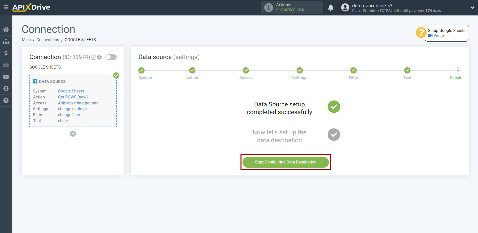 How to Connect Google Sheets as Data Source | Setup Data Destination system How to Connect Google Sheets as Data Source | Setup Data Destination system