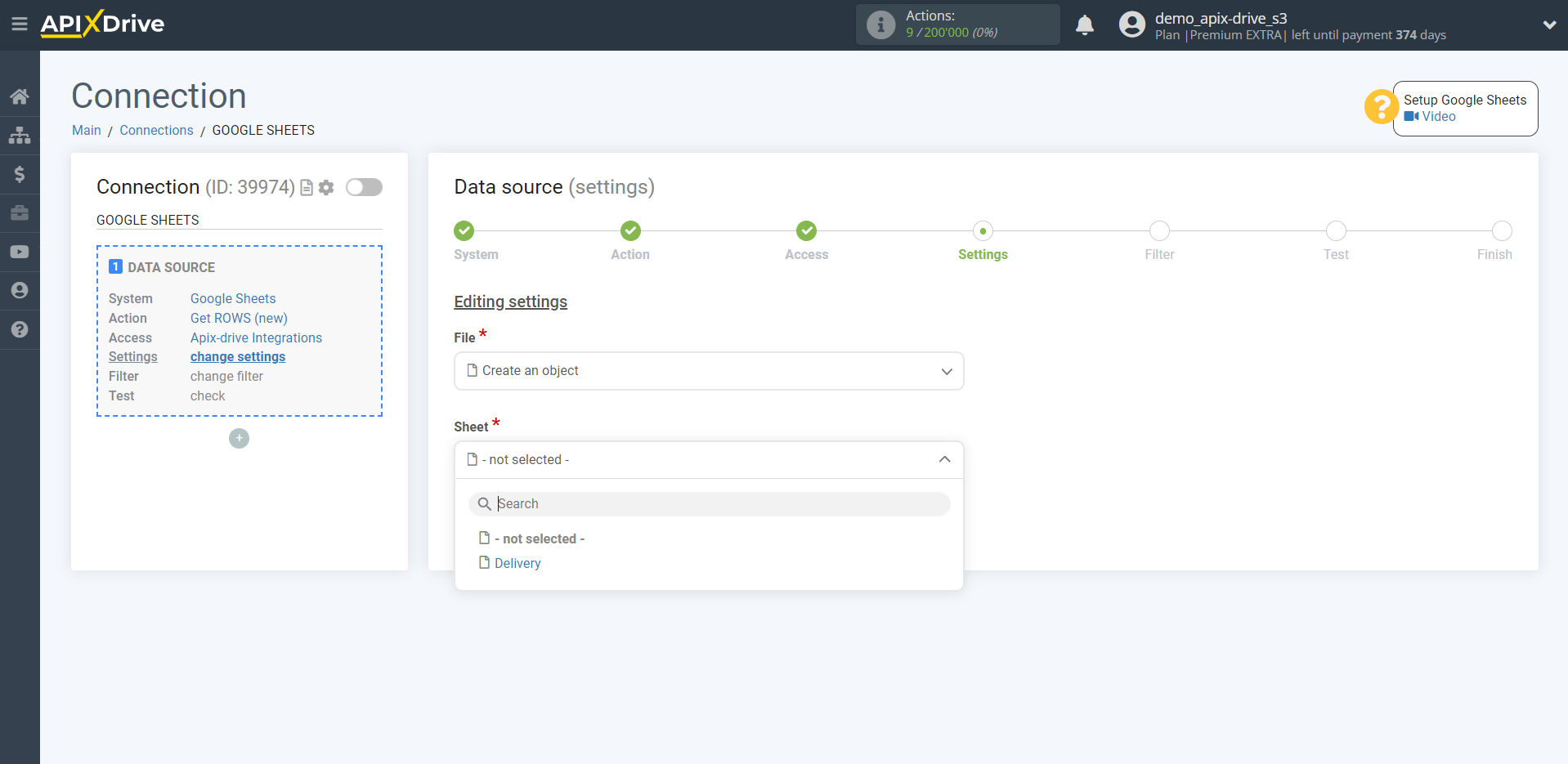 How to Connect Google Sheets as Data Source | Selecting a table sheet with data How to Connect Google Sheets as Data Source | Selecting a table sheet with data
