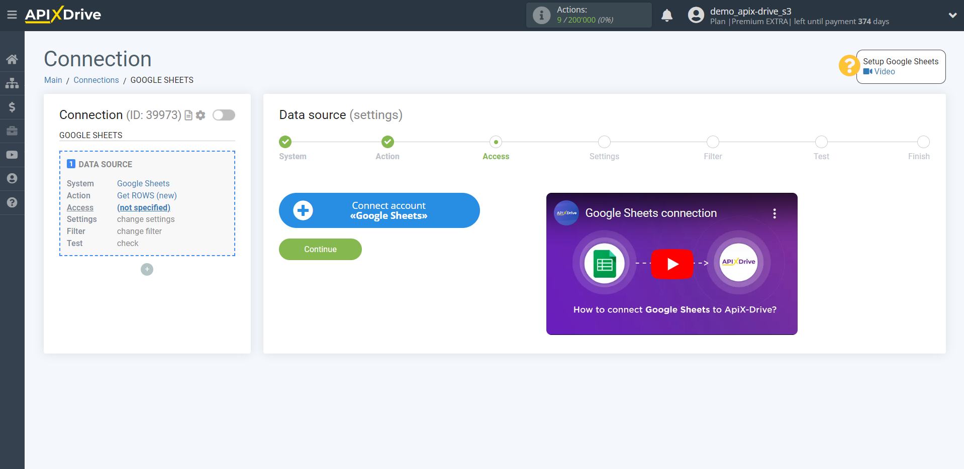 How to Connect Google Sheets as Data Source | Connecting account How to Connect Google Sheets as Data Source | Connecting account
