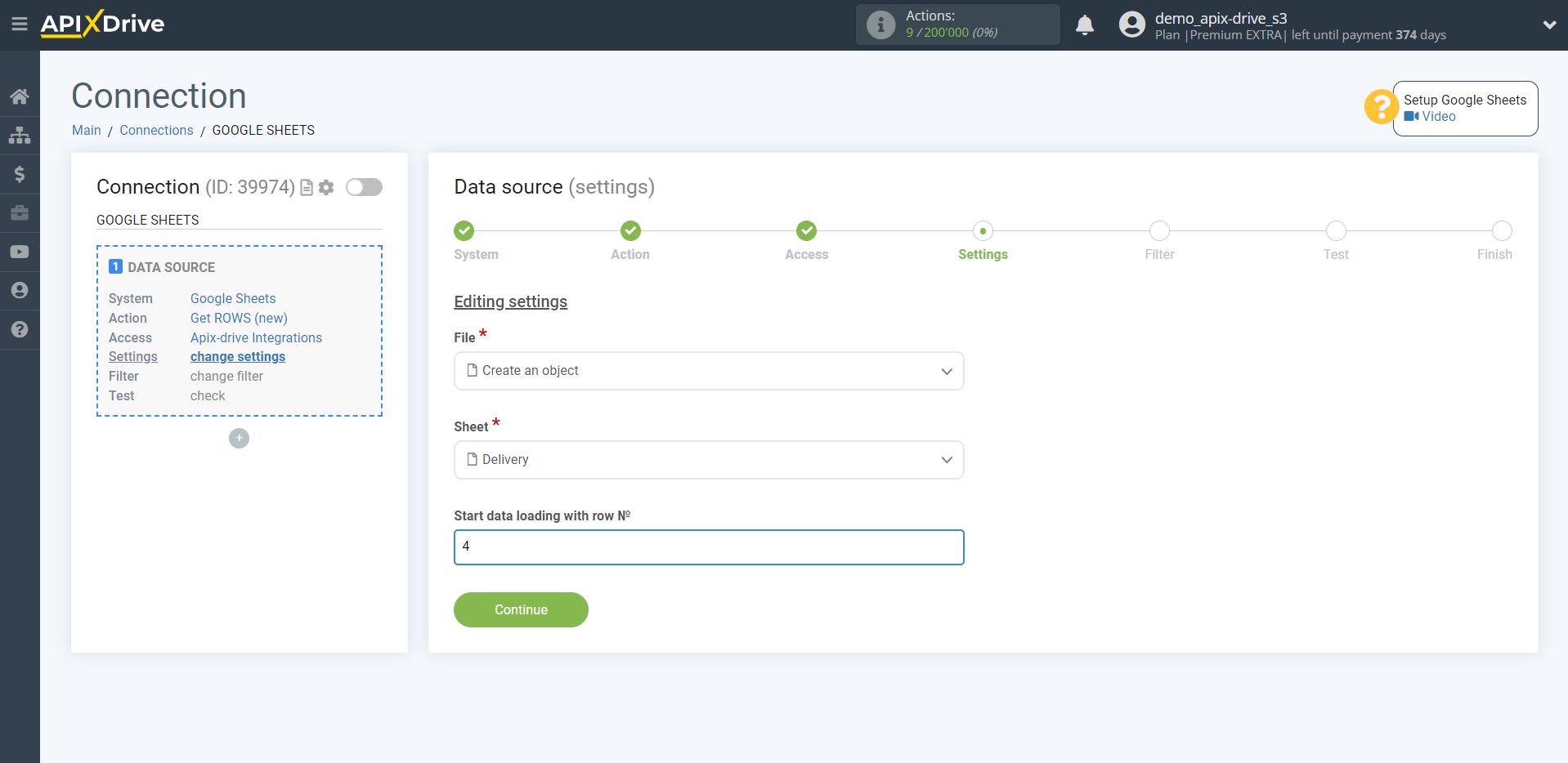 How to Connect Google Sheets as Data Source | Specify from which line to get data How to Connect Google Sheets as Data Source | Specify from which line to get data