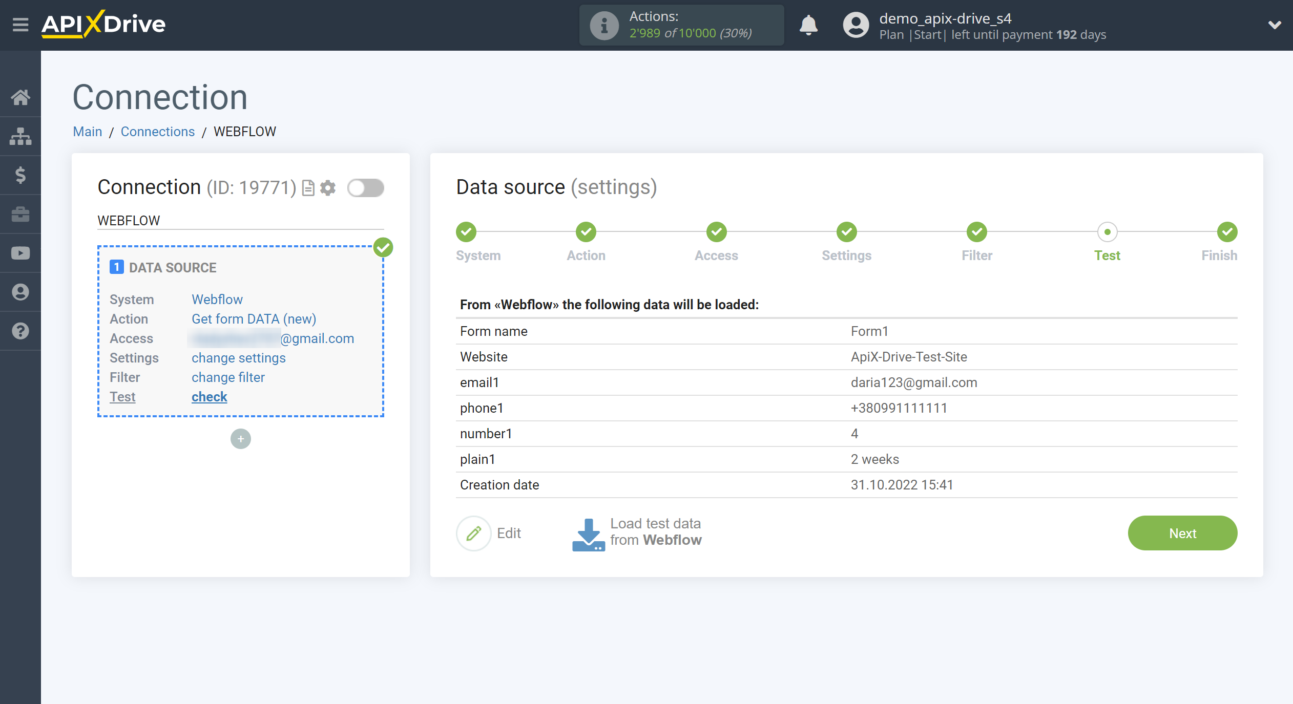 How to Connect Webflow as Data Source | Test data How to Connect Webflow as Data Source | Test data