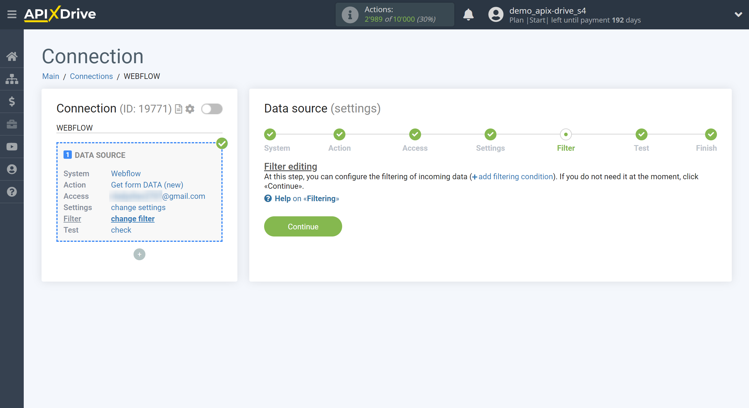 How to Connect Webflow as Data Source | Data filter How to Connect Webflow as Data Source | Data filter