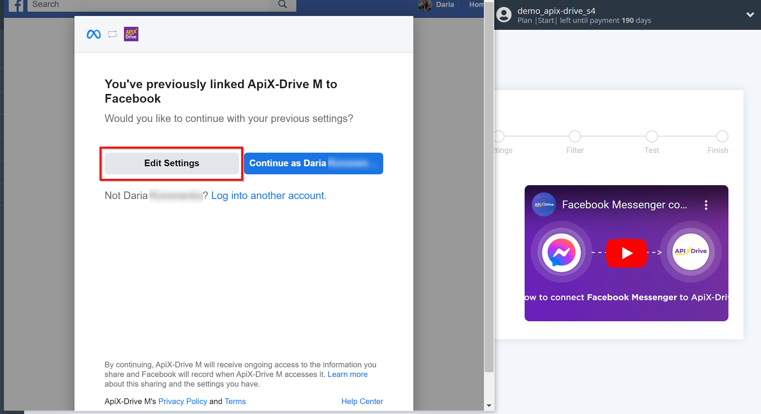 How to Connect Facebook Messenger as Data Source | Account connection How to Connect Facebook Messenger as Data Source | Account connection