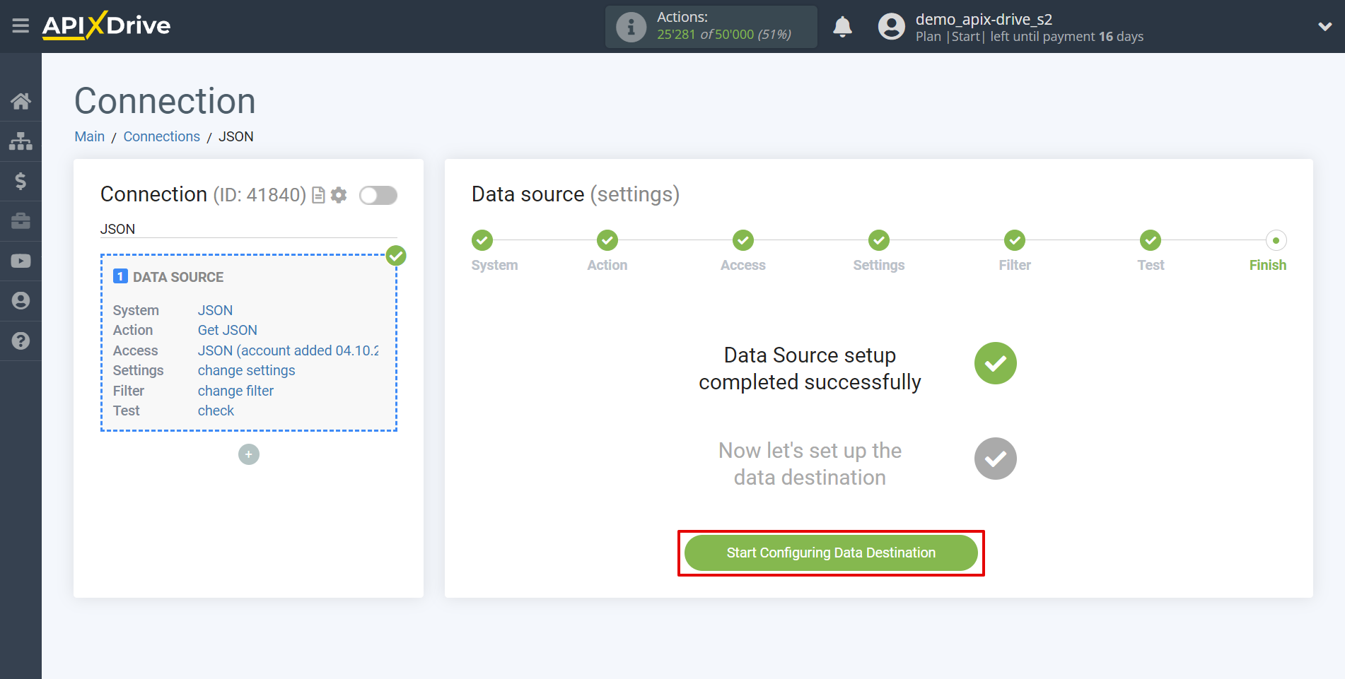 How to Connect JSON as Data Source | Setup Data Destination system How to Connect JSON as Data Source | Setup Data Destination system