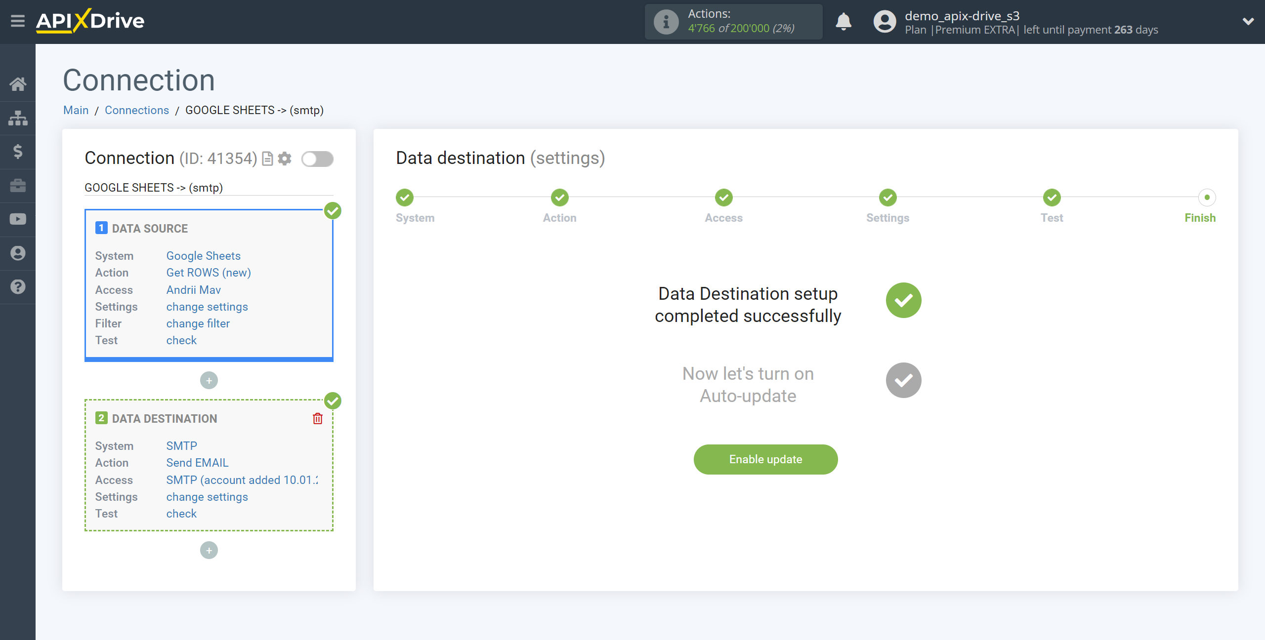How to Connect SMTP as Data Destination | Go to communication settings How to Connect SMTP as Data Destination | Go to communication settings