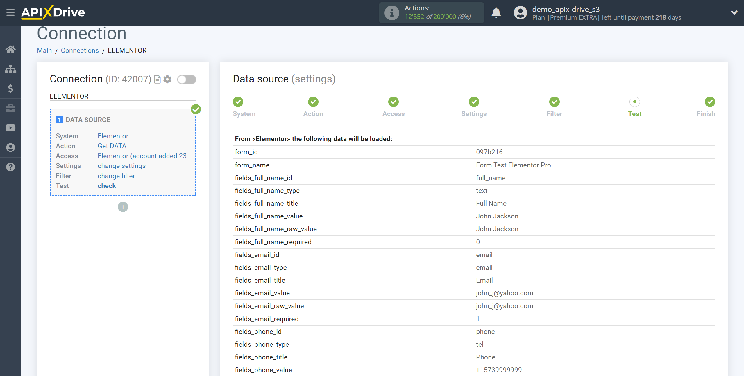 How to Connect Elementor as Data Source | Test data How to Connect Elementor as Data Source | Test data
