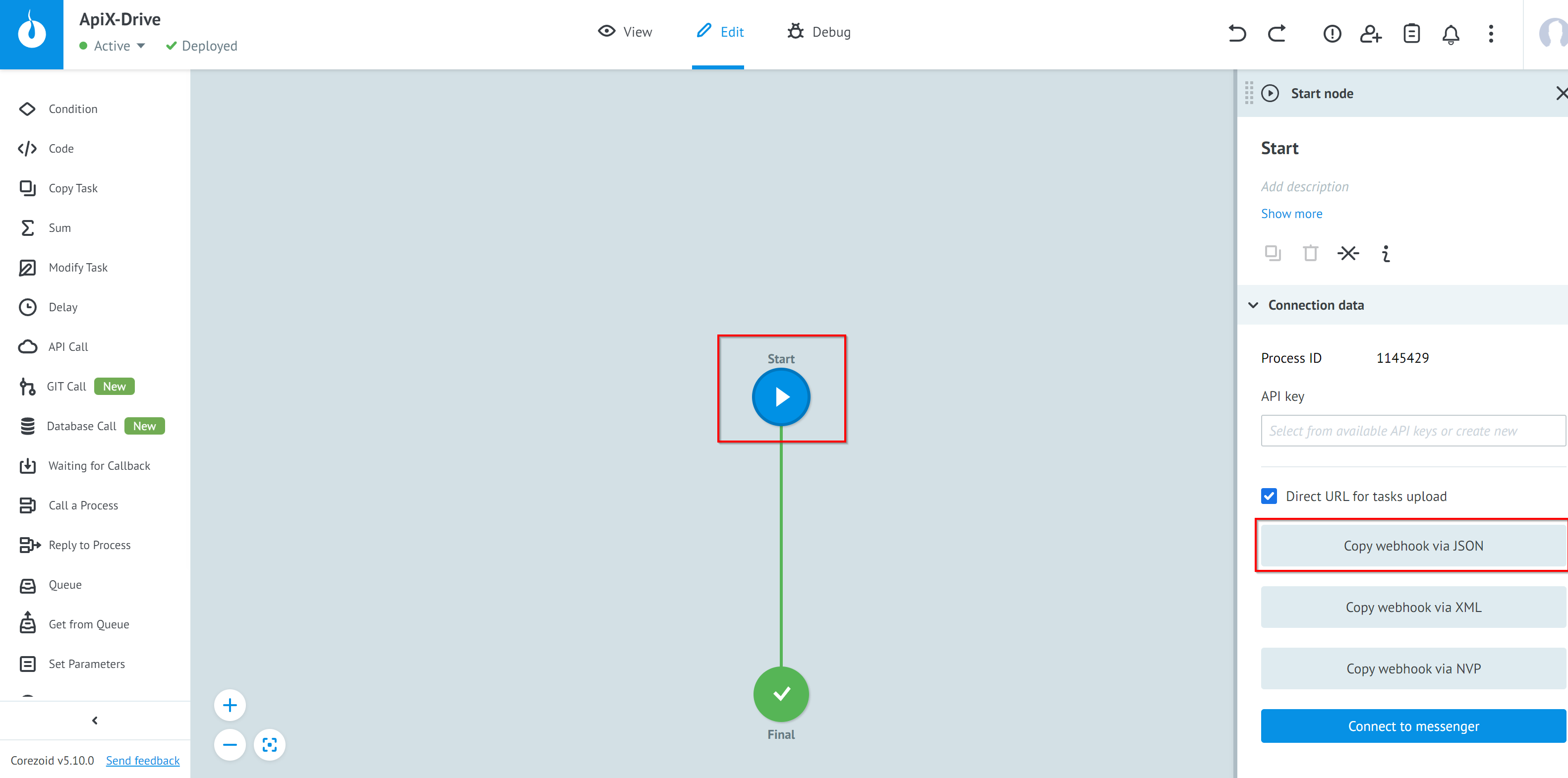 How to Connect Corezoid as Data Destination | Generate URL for sending data How to Connect Corezoid as Data Destination | Generate URL for sending data