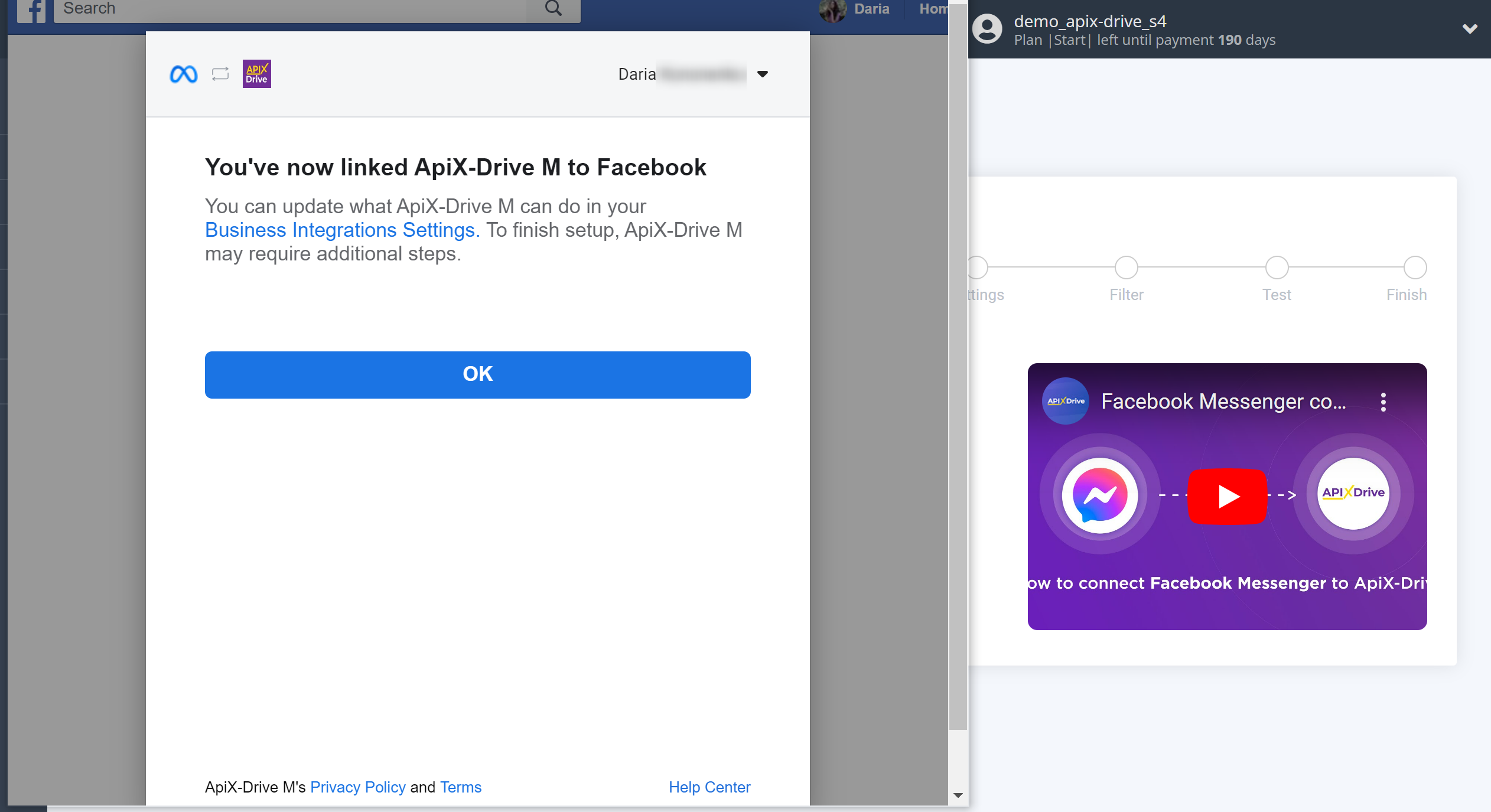 How to Connect Facebook Messenger as Data Source | Account connection How to Connect Facebook Messenger as Data Source | Account connection