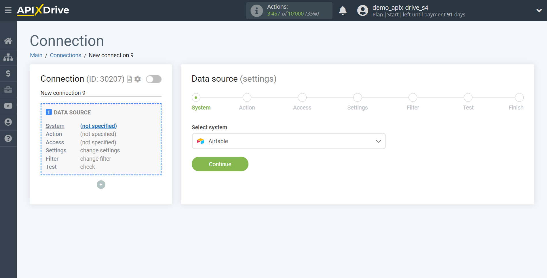 How to Connect AirTable as Data Source | System selection How to Connect AirTable as Data Source | System selection