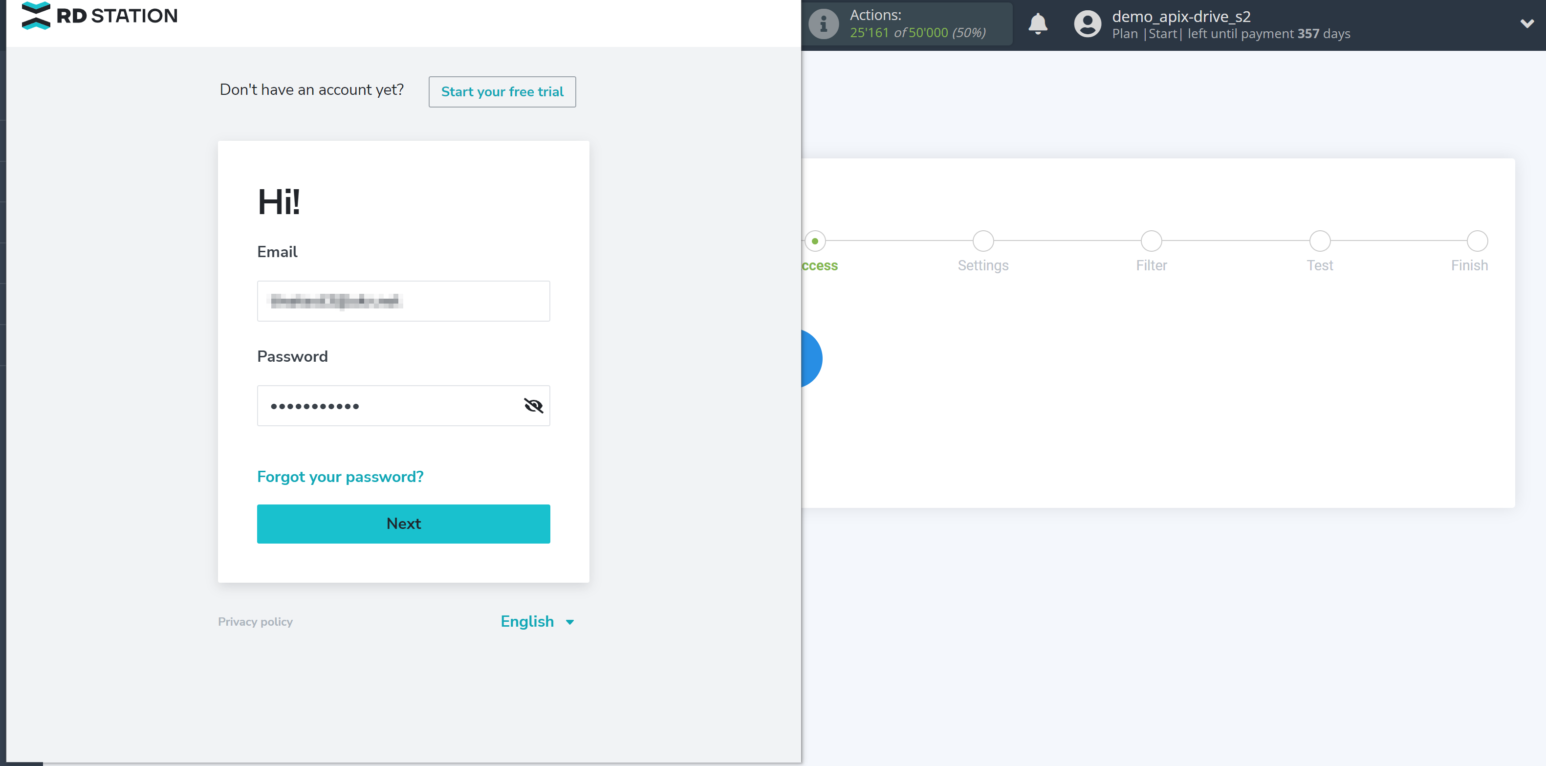 How to Connect RD Station as Data Source | Account authorization How to Connect RD Station as Data Source | Account authorization