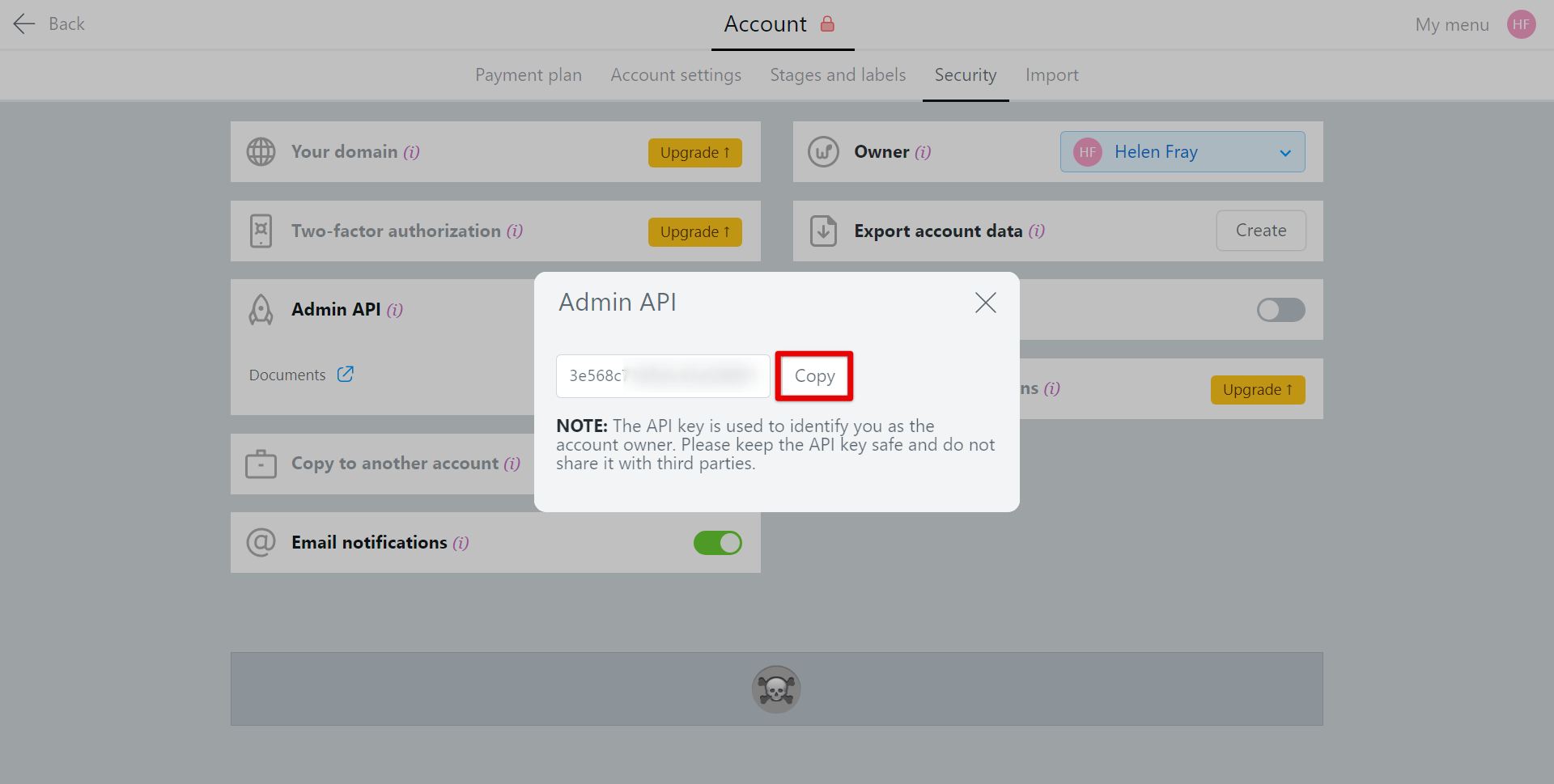 How to Connect Worksection as Data Destination | API key access How to Connect Worksection as Data Destination | API key access