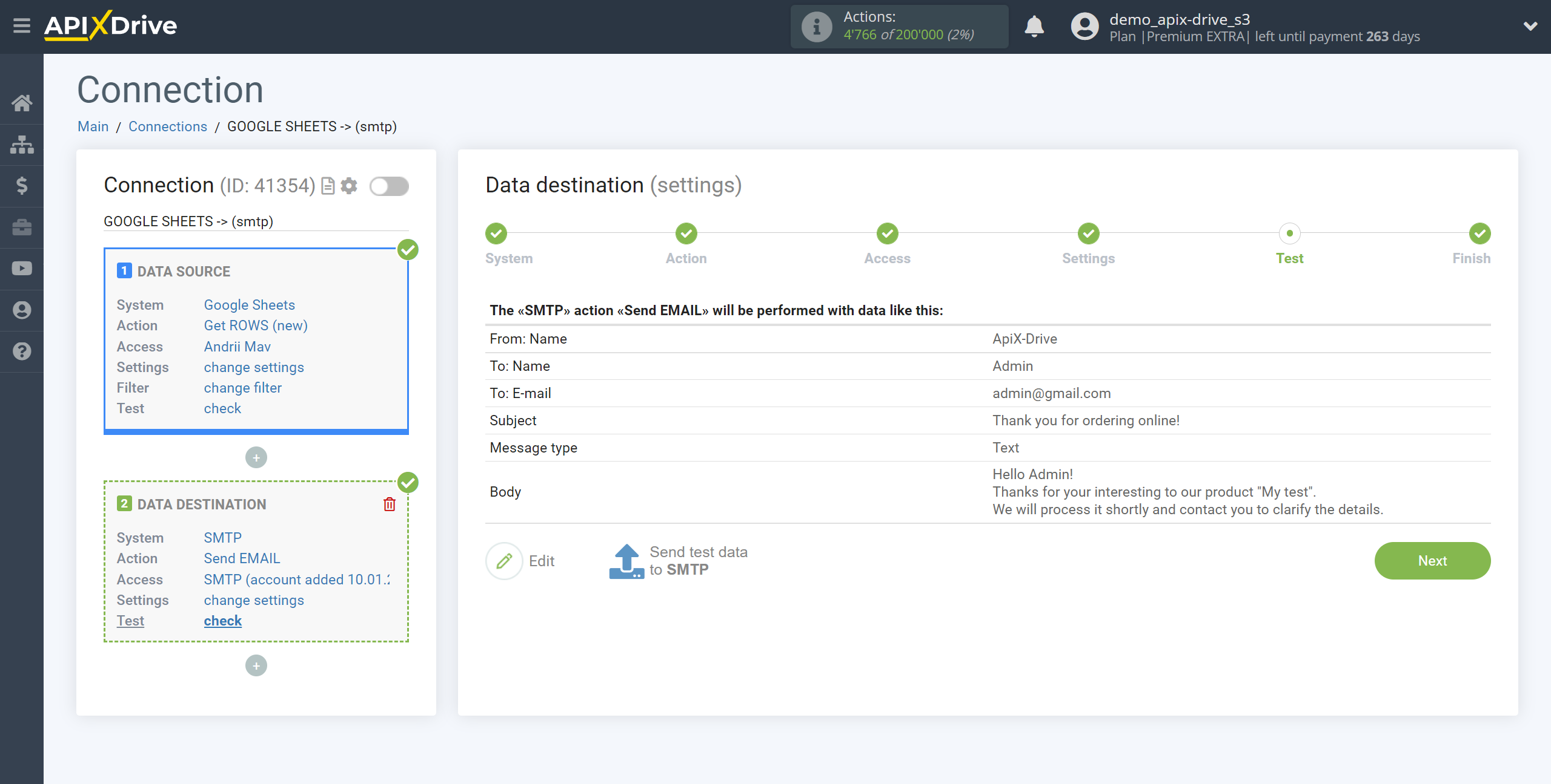 How to Connect SMTP as Data Destination | test data How to Connect SMTP as Data Destination | test data