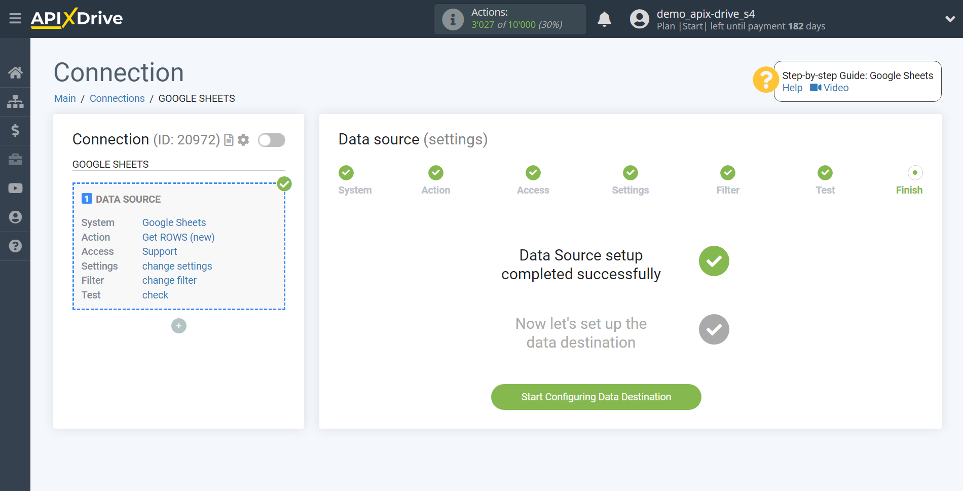 How to Connect Worksection as Data Destination | Setup Data Destination system How to Connect Worksection as Data Destination | Setup Data Destination system