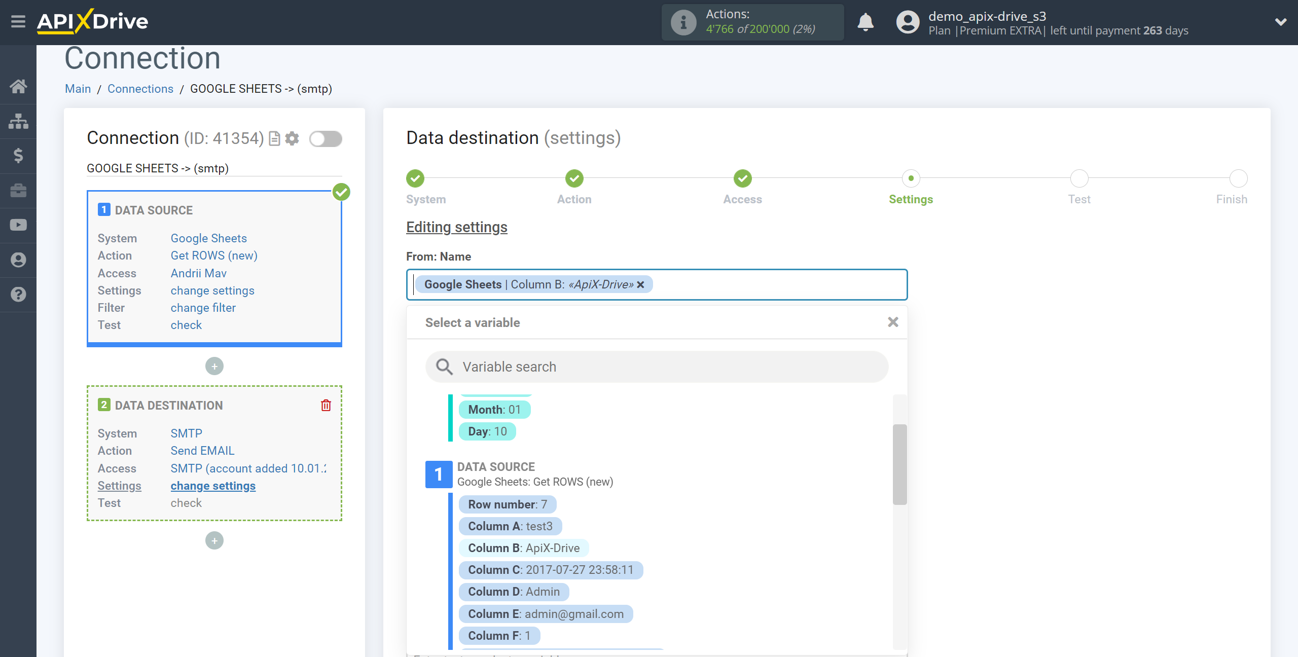 How to Connect SMTP as Data Destination | Assigning Fields How to Connect SMTP as Data Destination | Assigning Fields