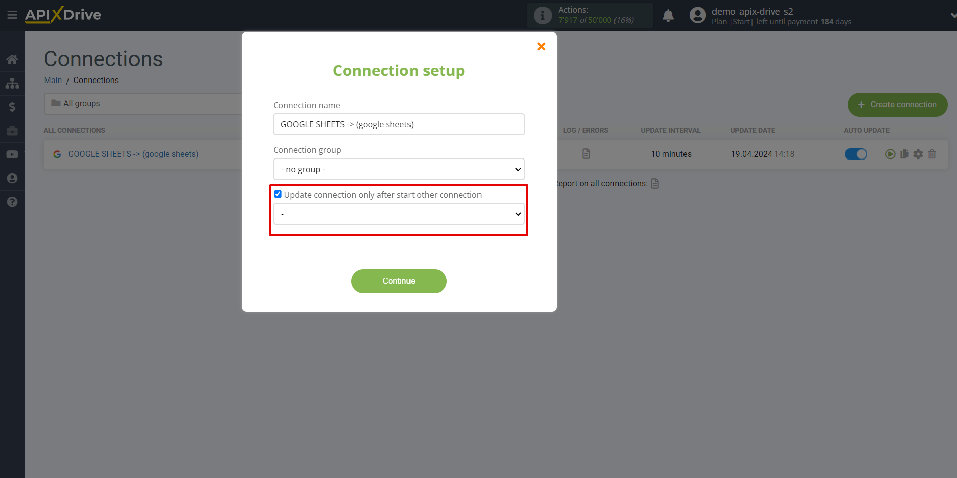 Setting up an Google Sheets to Update rows | Update priority Setting up an Google Sheets to Update rows | Update priority
