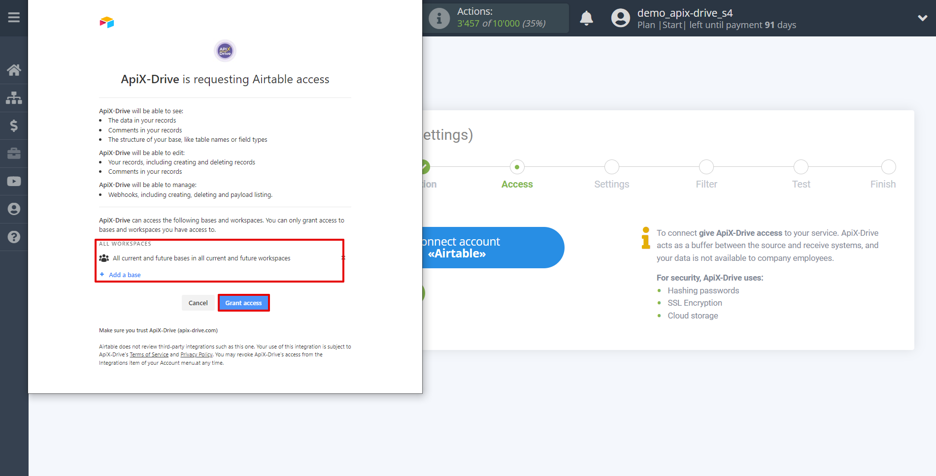 How to Connect AirTable as Data Source | Connecting account How to Connect AirTable as Data Source | Connecting account
