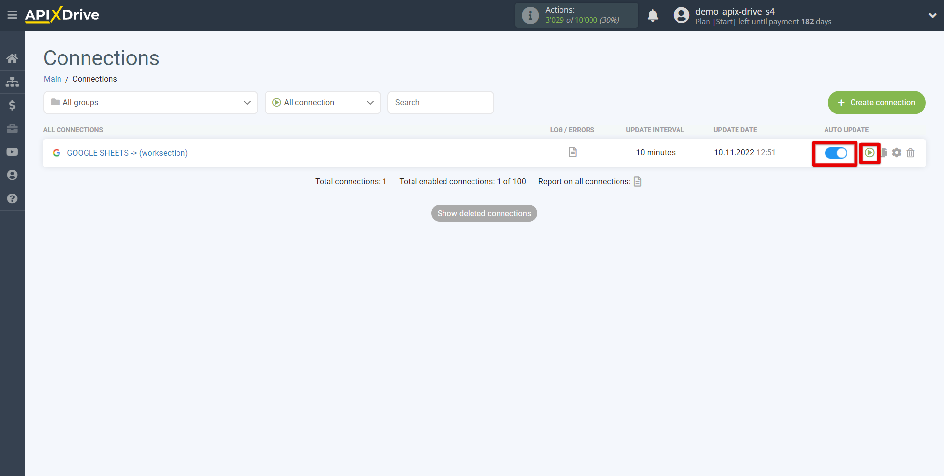 How to Connect Worksection as Data Destination | Enable auto-update How to Connect Worksection as Data Destination | Enable auto-update